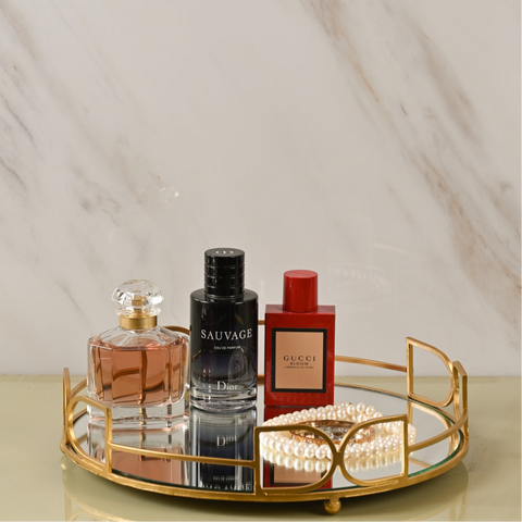 Gilded Reflection Tray