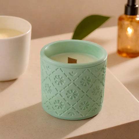 Mint Glow Candle